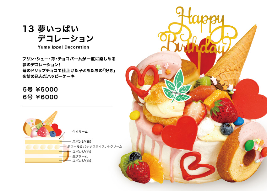 2026年1月のデコレーションケーキ